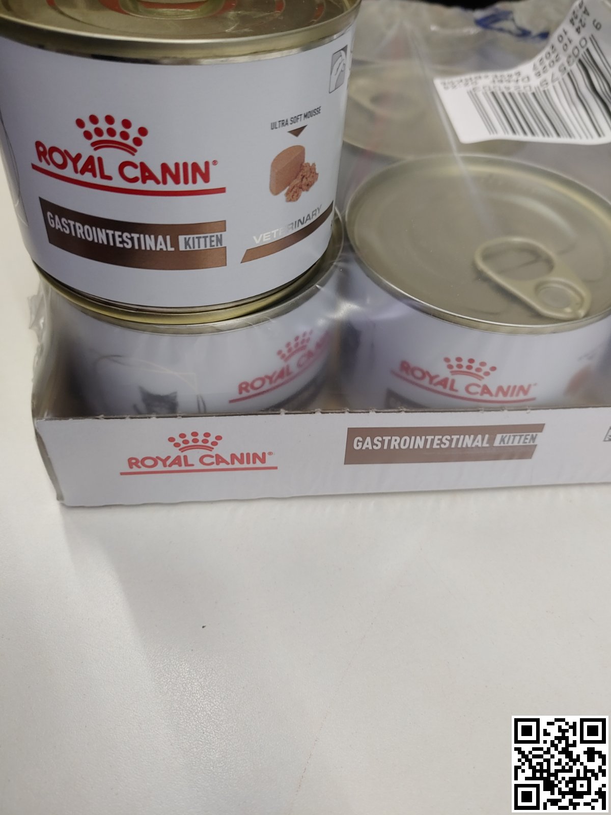 Фото поточного дизайну упаковки Gastro Intestinal Kitten 0.195 кг | Royal Canin | Ветеринарний корм у консервах для Кошенят з розладами травлення