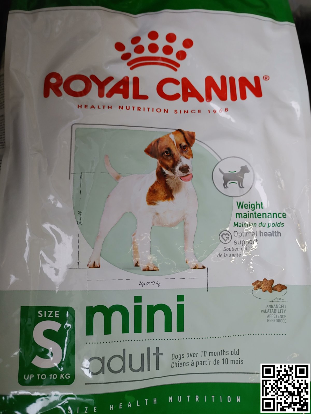 Фото поточного дизайну упаковки Royal Canin Mini Adult 8 кг | Сухий корм для собак малих порід